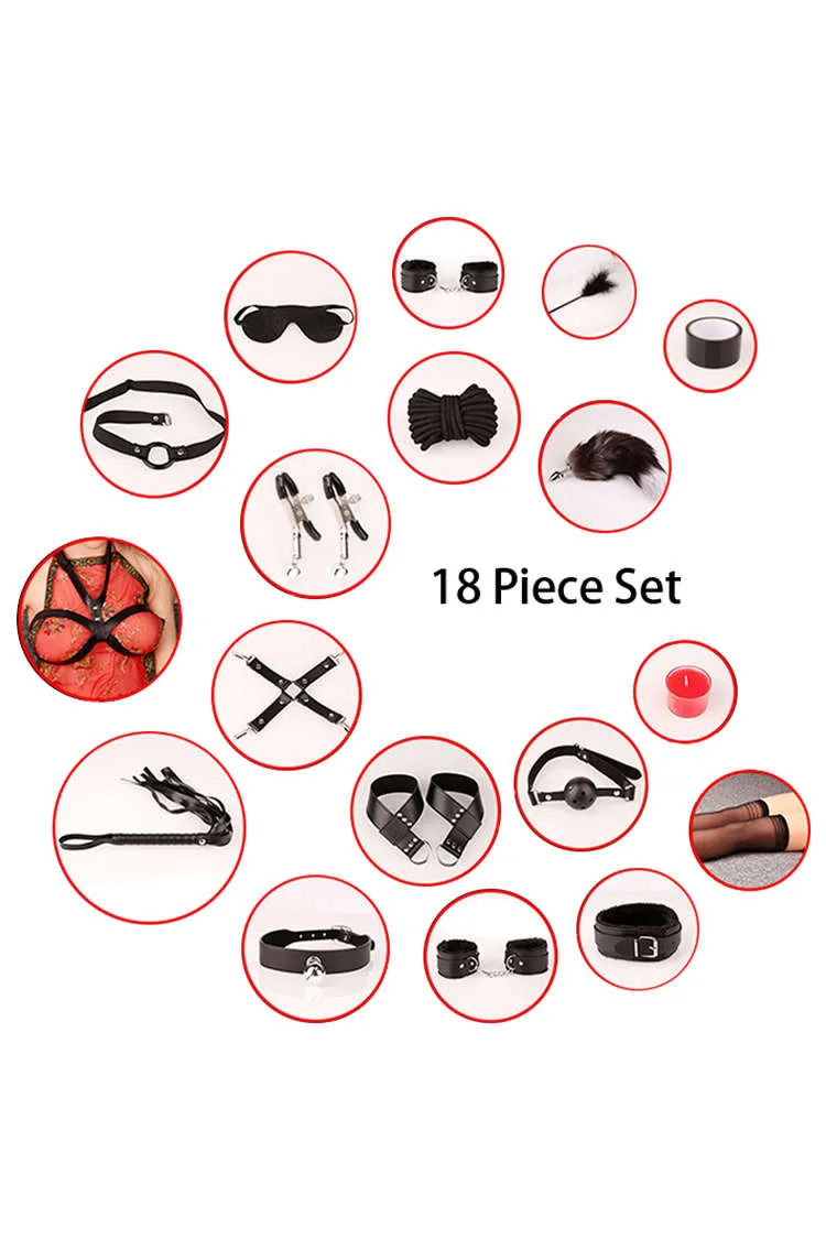 The Ultimate Bondage Kit 12/15/18 Pc set