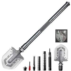 The Ultimate Survival Tool 23-In-1 Multi-Purpose Folding Shovel