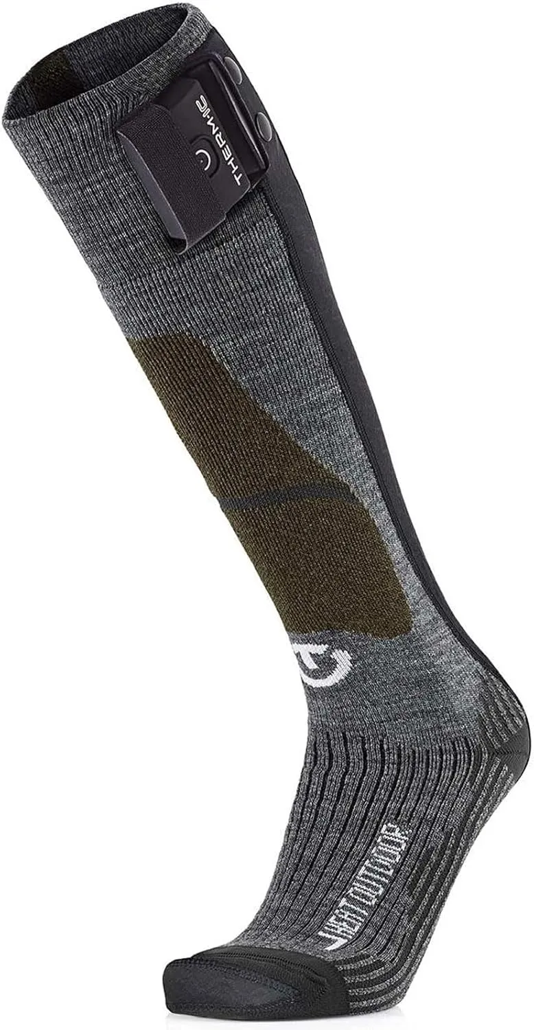 THERM-IC Unisex Powersocks Heat Fusion Outdoor - Warm Fitted Multi-Activity Winter Sports Skiing Heated Socks (Socks Only)