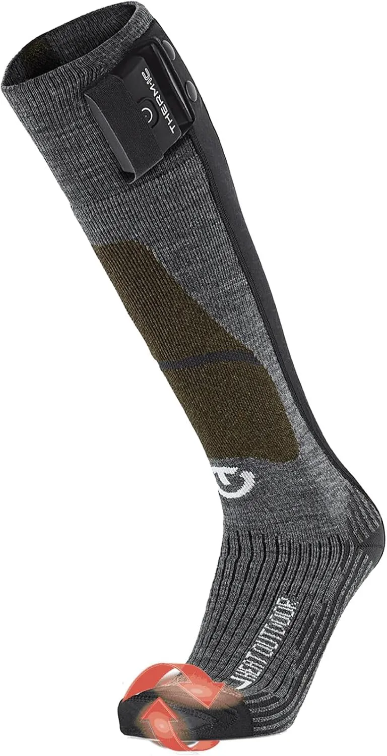 THERM-IC Unisex Powersocks Heat Fusion Outdoor - Warm Fitted Multi-Activity Winter Sports Skiing Heated Socks (Socks Only)