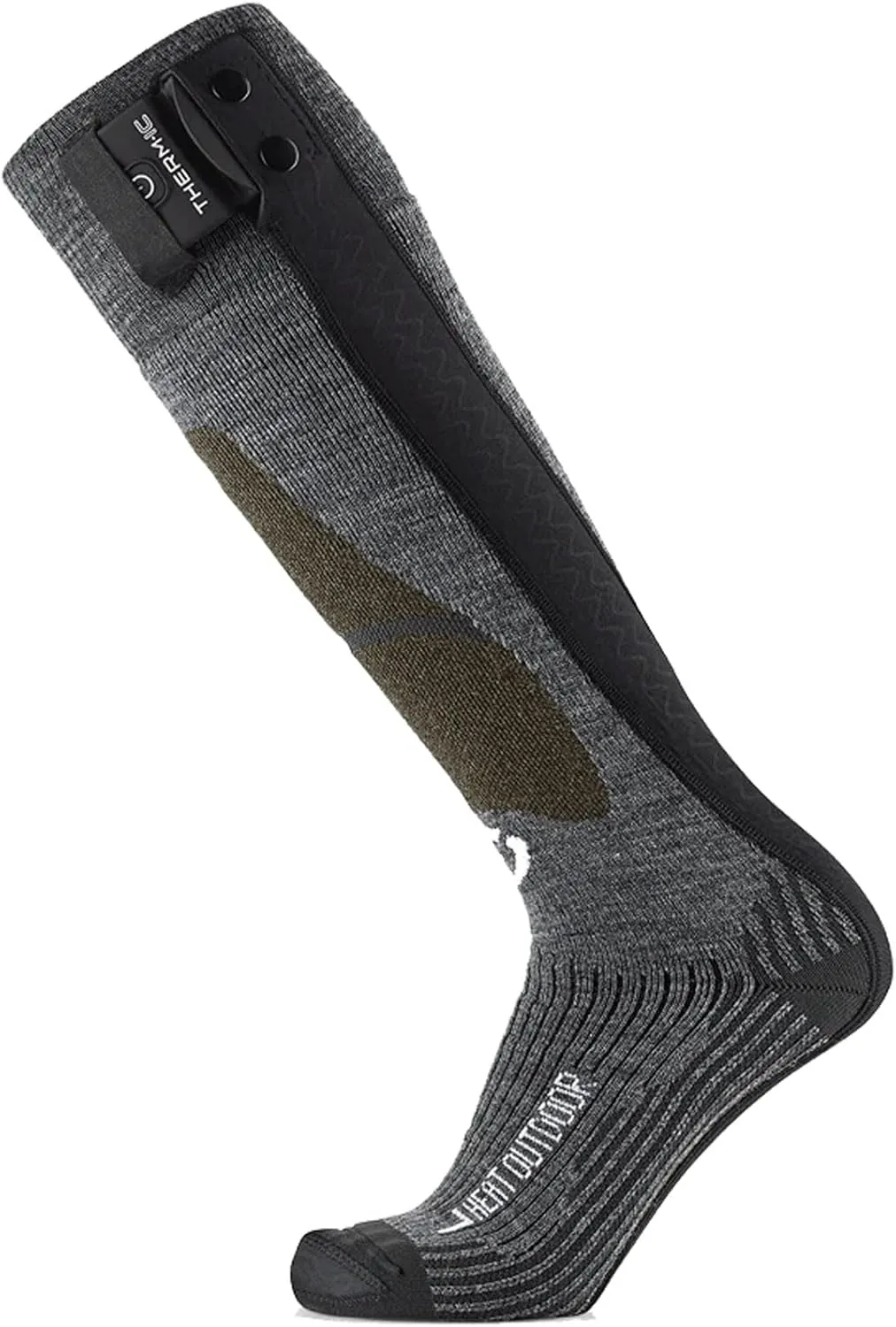 THERM-IC Unisex Powersocks Heat Fusion Outdoor - Warm Fitted Multi-Activity Winter Sports Skiing Heated Socks (Socks Only)