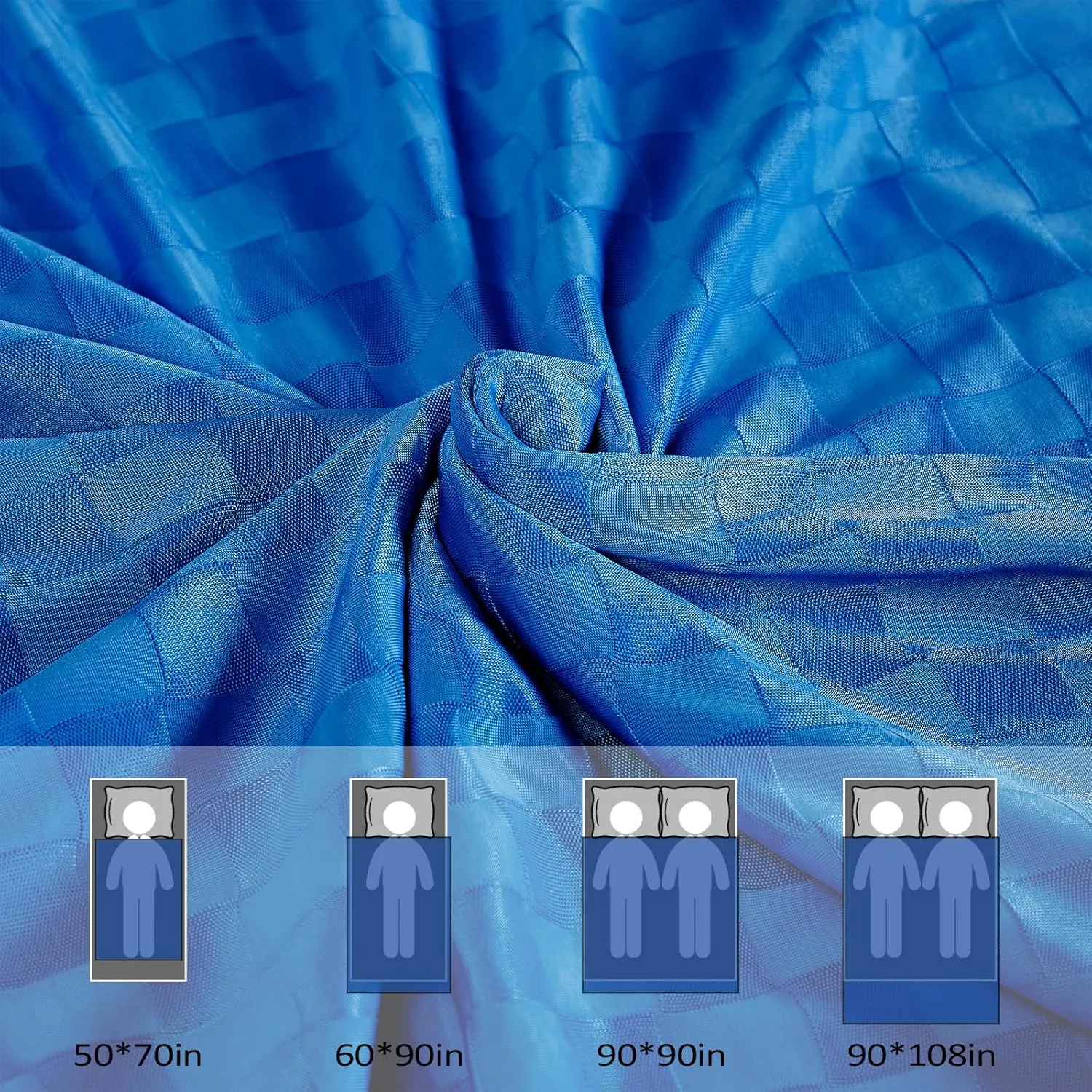 Topcee Cooling Blanket, Summer Cooling Blankets for Hot Sleepers, Arc-Chill Q-Max>0.5 Cool Fiber, Oeko-TEX 100% Certified, Soft, Breathable, Double-Side Bed Throw,Keep Cool for Adults Kids 90"x108"