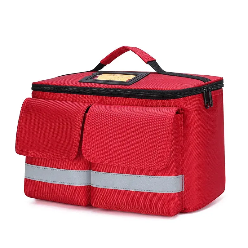 Travel Home Waterproof Family Medicine Kit Shoulder Medical Bag Empty Car Portable First Aid Kit Emergency Kit Case Backpack