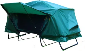 Travel Tent Single Camping Off-The-Ground Tent Folding Bed Outdoor Waterproof and Cold-Proof Double-Layer Tent