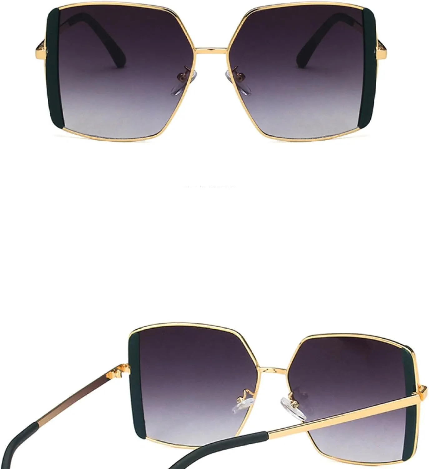 Trendy Fashion Oversized Women Sunglasses Retro Men Sunglasses Driving Travel Shades Uv400