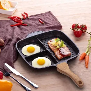 Tri-Section Gourmet Skillet