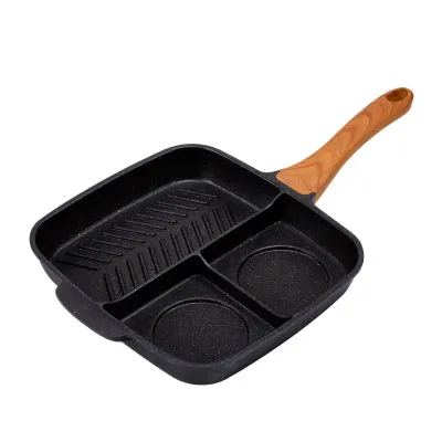 Tri-Section Gourmet Skillet