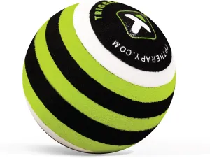 Trigger Point MB1, Balle De Massage, Massage Pronfond Des Tissus Muscluclaires, Vert, Blanc Et Noir, 2.6''/5cm