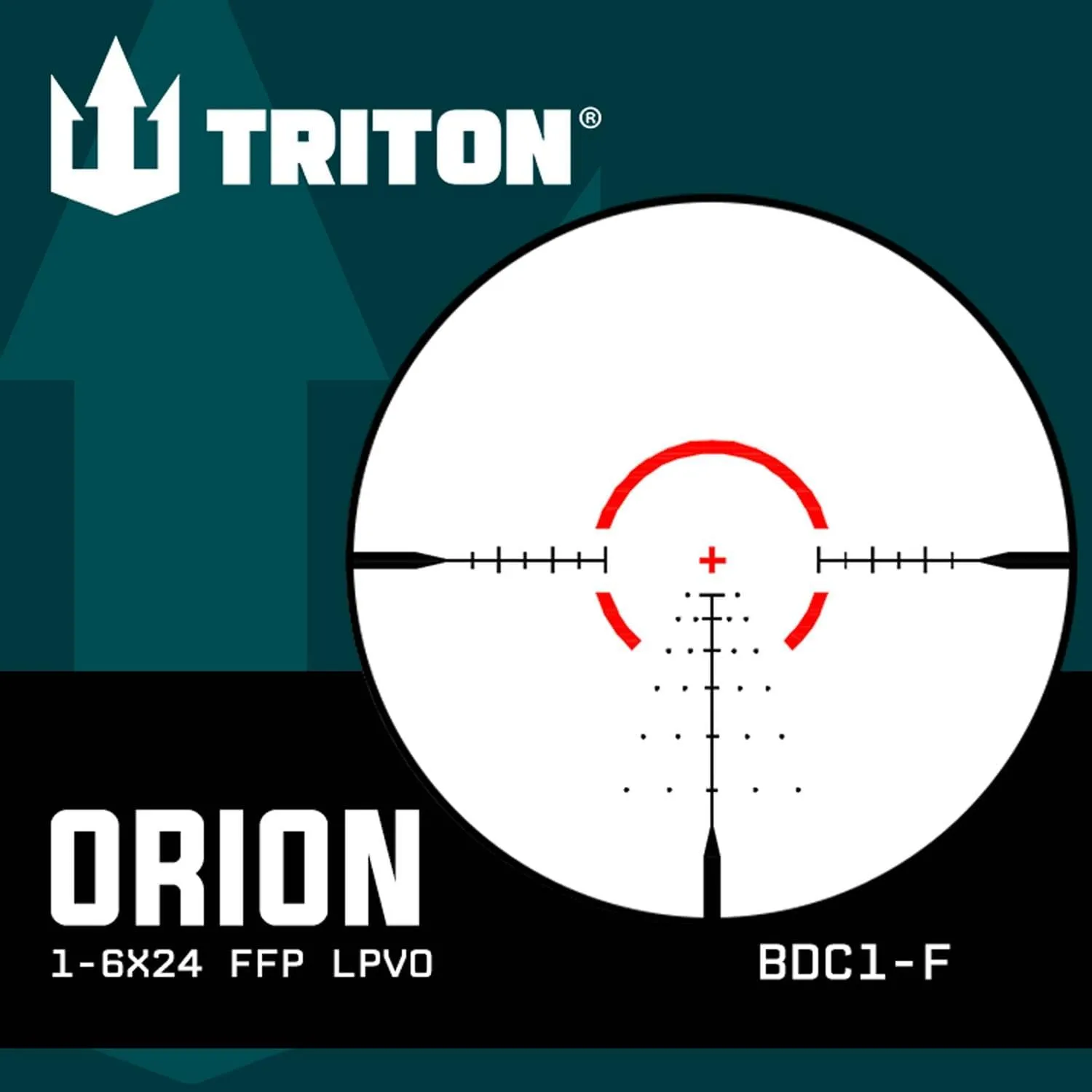 Triton Orion First Focal Plane FFP LPVO Rifle Scope