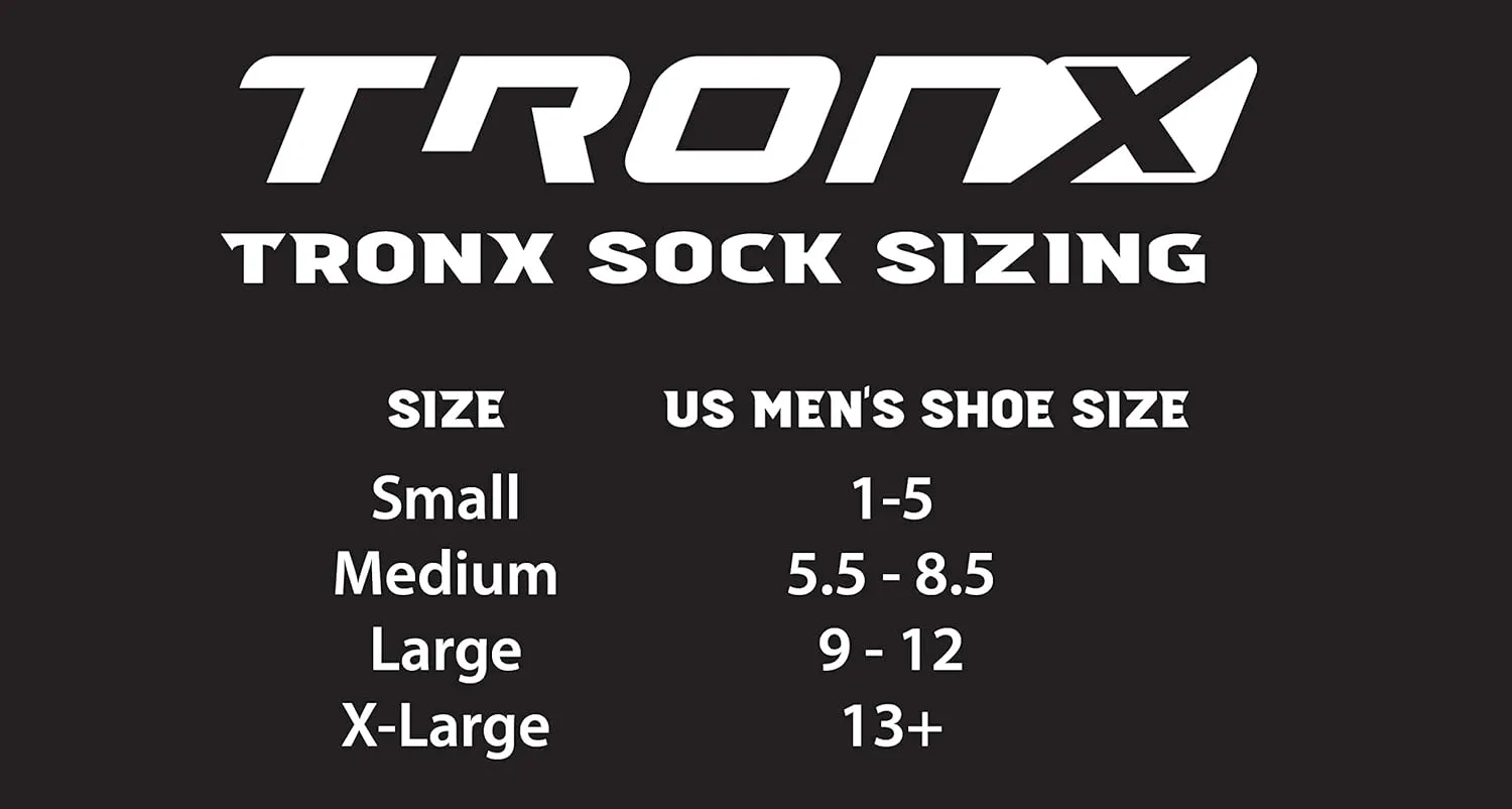 TronX Cut-Resistant Performance Hockey Socks, Moisture Wicking, Full Level 4 Protection