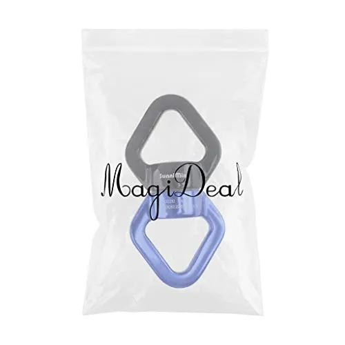 UJEAVETTE® Safety Swivel Rope Connector Device for Climbing Aerial Dance Black Blue