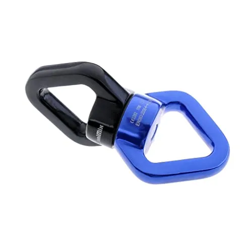 UJEAVETTE® Safety Swivel Rope Connector Device for Climbing Aerial Dance Black Blue
