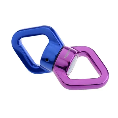 UJEAVETTE® Safety Swivel Rope Connector Device for Climbing Aerial Dance Blue Purple