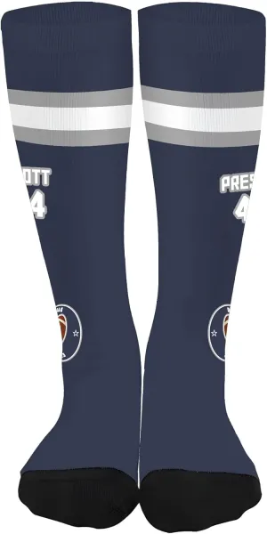 Unisex Mid-Calf Socks-Moisture-Wicking&Breathable,All-Day Comfort Home/Office/Daily 16.5in