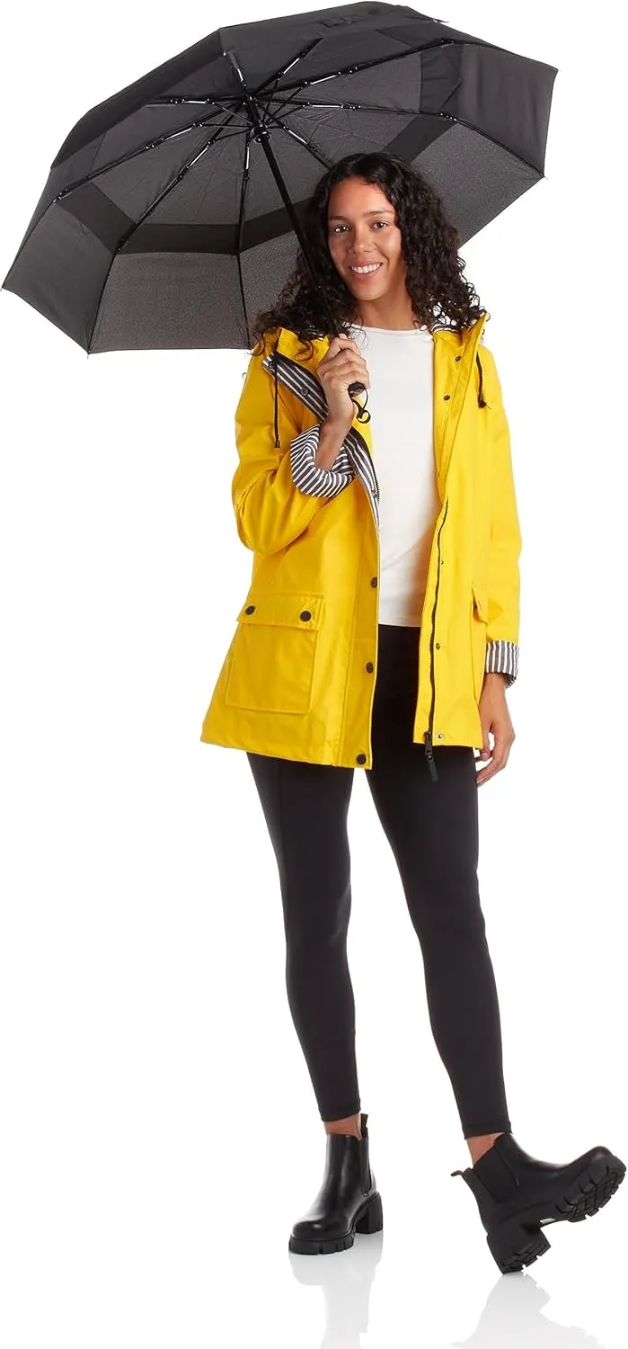 URBAN REPUBLIC Rain Jacket Women - Lightweight Waterproof Windbreaker for Women (S-3XL)