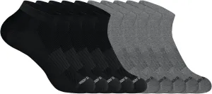 U.S. Polo Assn. 10 Pair Boy's Athletic Socks - Low Cut Moisture Control Cushion Socks - Breathable Socks - Shoe Size 4-11