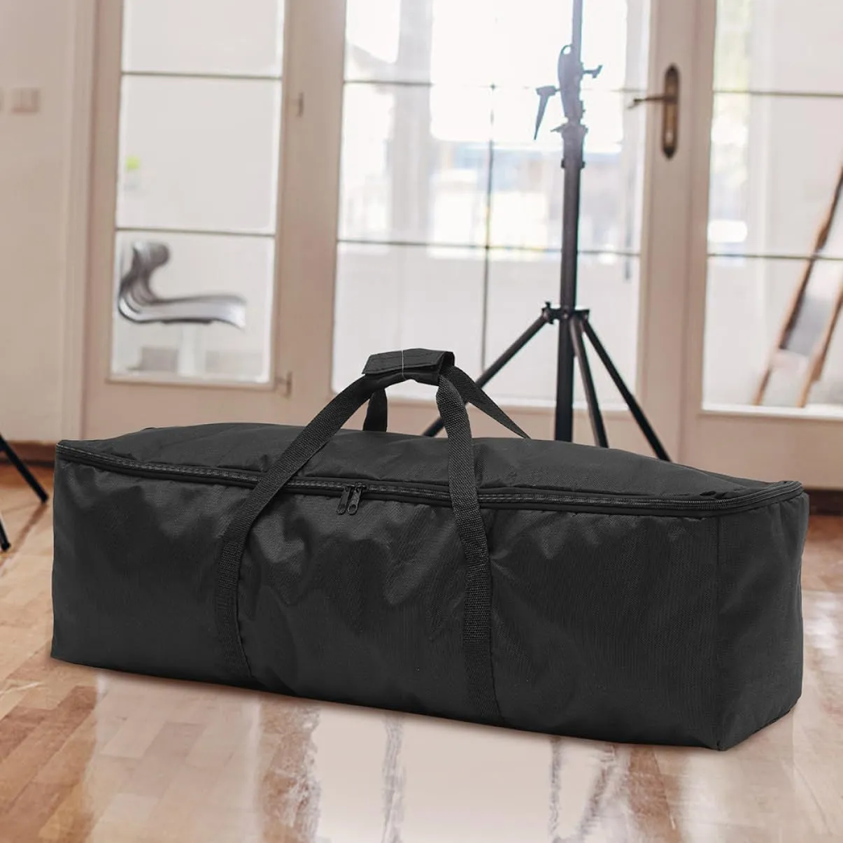 Vaguelly 2pcs Portable Tripod Carrying Bags Oxford Cloth Storage Case for Photographic Equipment Lightweight Zippered Carrier for Photography Live Broadcasting Fishing