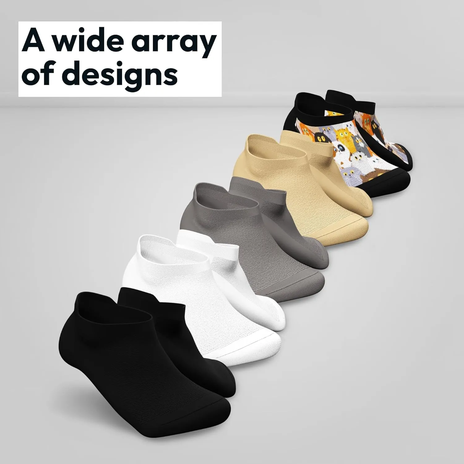 Viasox Diabetic Ankle Socks for Women & Men 3 Pack, Low Cut Non Binding, Seamless Neuropathy Socks