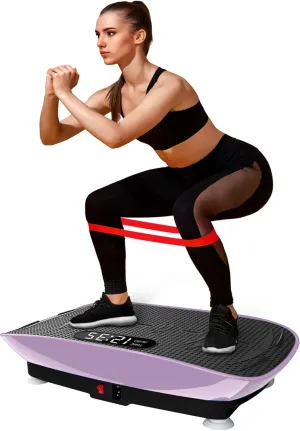 Vibration Plate Exercise Machine, Fitness Platform Shaking Full Body, Vibration Plate for Lymphatic Drainage,Motor Speed Control , Home Training Equipment for Weight Loss & Toning