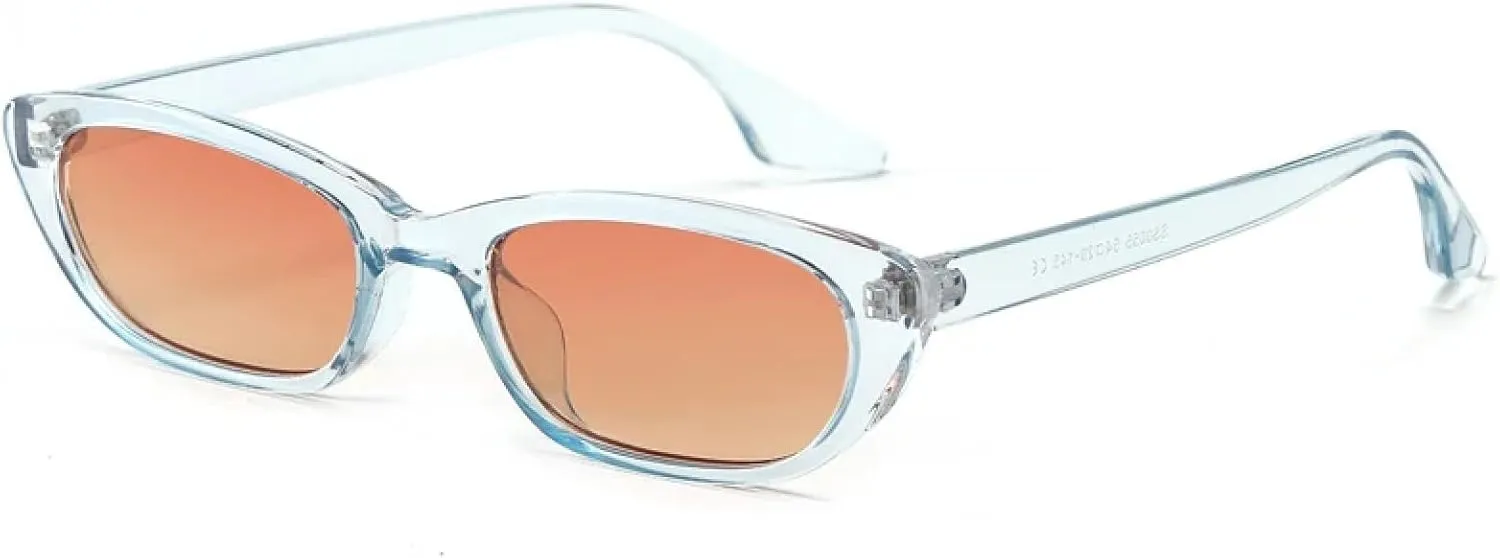 Vintage Cat Eye Women Sunglasses Trendy Small Frame Sun Glasses for Men Luxury Outdoor Travel Eyewear Male Uv400