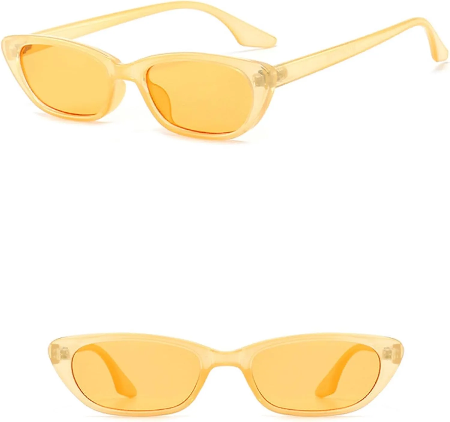 Vintage Cat Eye Women Sunglasses Trendy Small Frame Sun Glasses for Men Luxury Outdoor Travel Eyewear Male Uv400