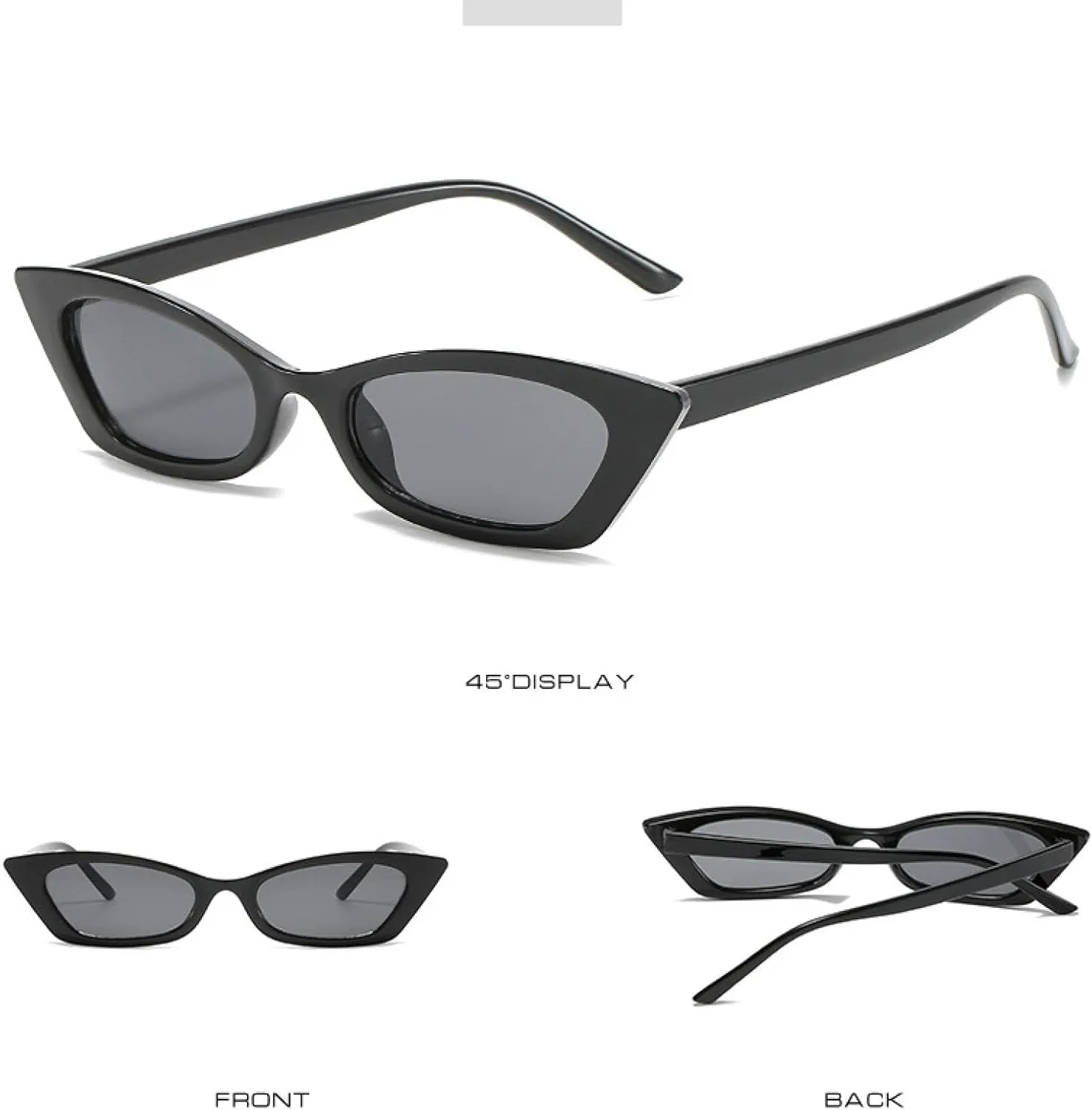 Vintage Small Frame Cat Eye Sunglasses Women Men Fashion Luxury Classic Summer Traveling Sun Glasses Uv400