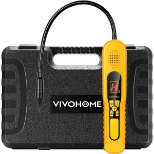 VIVOHOME HVAC Refrigerant Freon Leak Detector, Battery Powered, AC Sniffer Leak Detector for R134a R410a R1234yf CFCs HCFCs HFCs HFOs HCs, Max Sensitivity up to 0.1oz./yr
