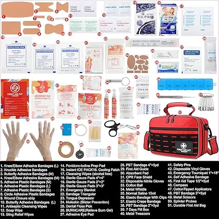 VRIEXSD Premium 450 Piece Large First Aid Kit