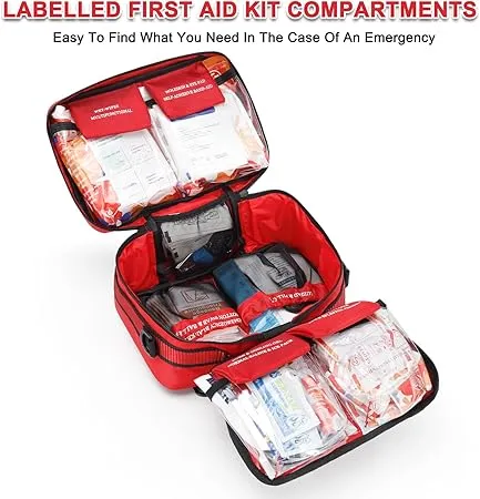 VRIEXSD Premium 450 Piece Large First Aid Kit