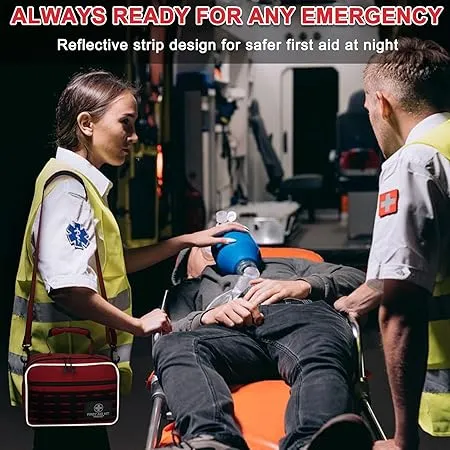 VRIEXSD Premium 450 Piece Large First Aid Kit