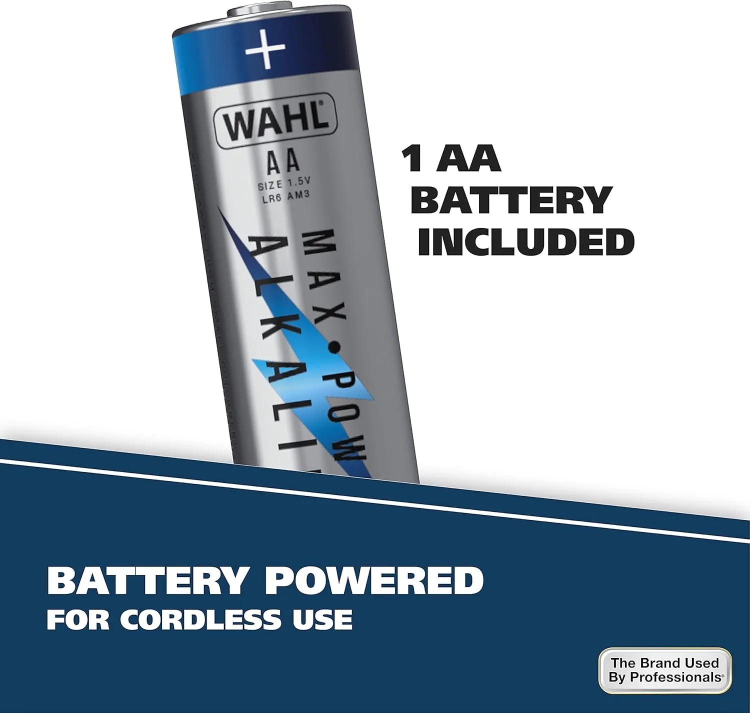Wahl Lighted Battery Nose Hair Trimmer for Men & Women. Painless, Easy to See Nose, Ear, and Eyebrow Trimming with Built in Light, Battery Included. – Model 3023283
