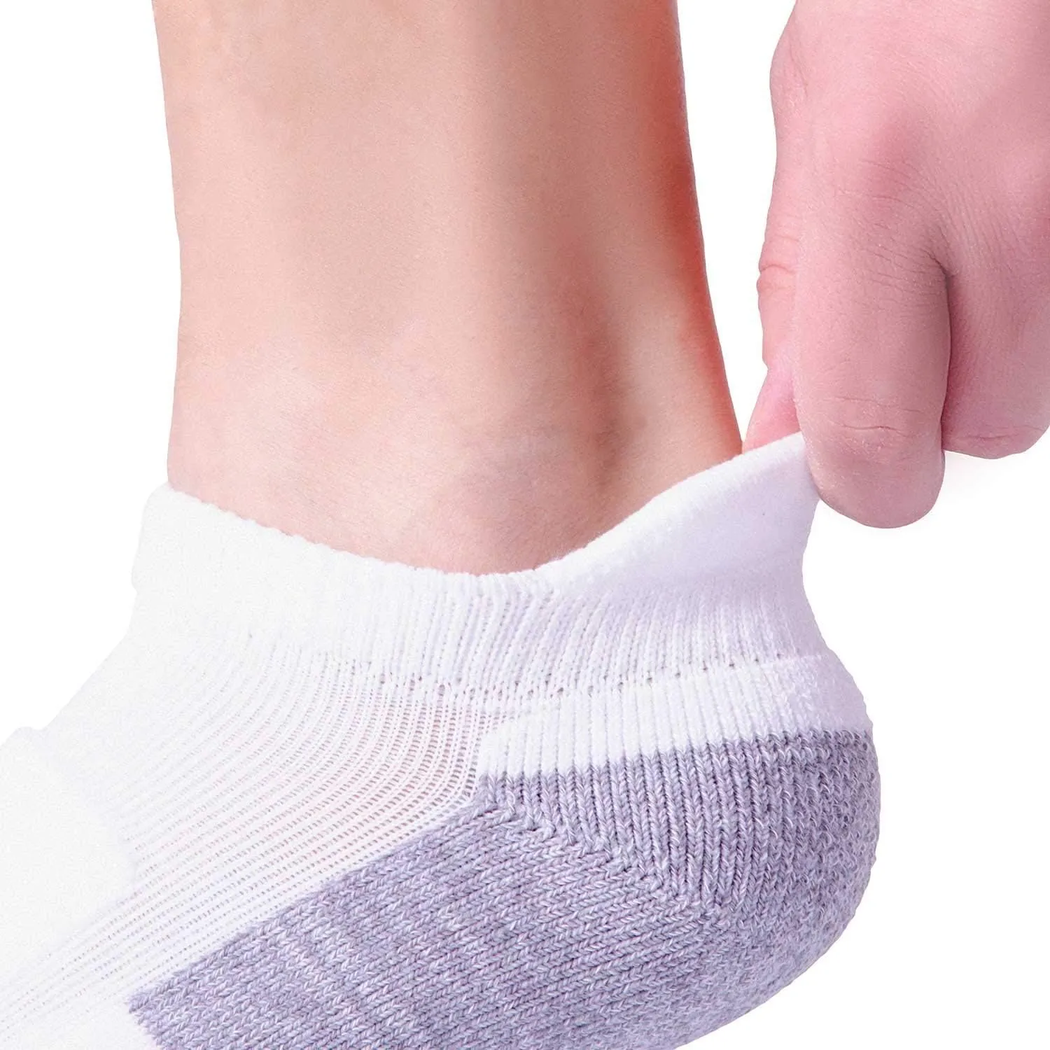 Walking Socks Anti-Blister for Women and Men – Padded, No-Show Low Cut Tab – Comfortable