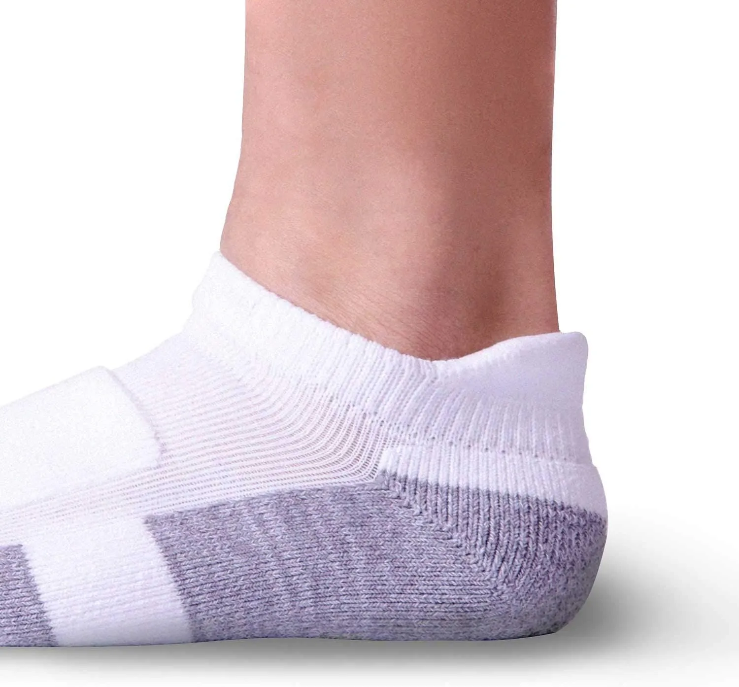 Walking Socks Anti-Blister for Women and Men – Padded, No-Show Low Cut Tab – Comfortable