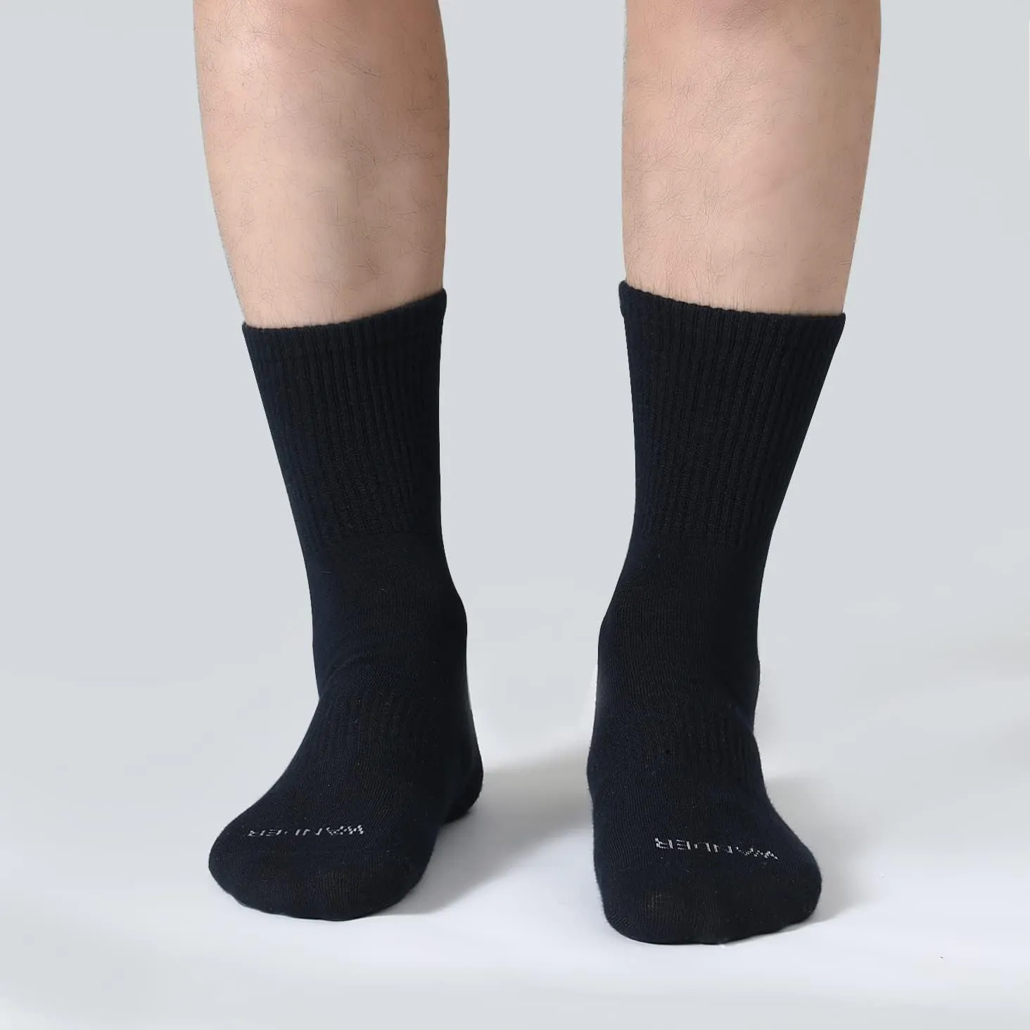 WANDER Bamboo Ankle Socks 6 Pairs Moisture Wicking Anti-Blister Casual Socks for Men&Women Odor Eliminating