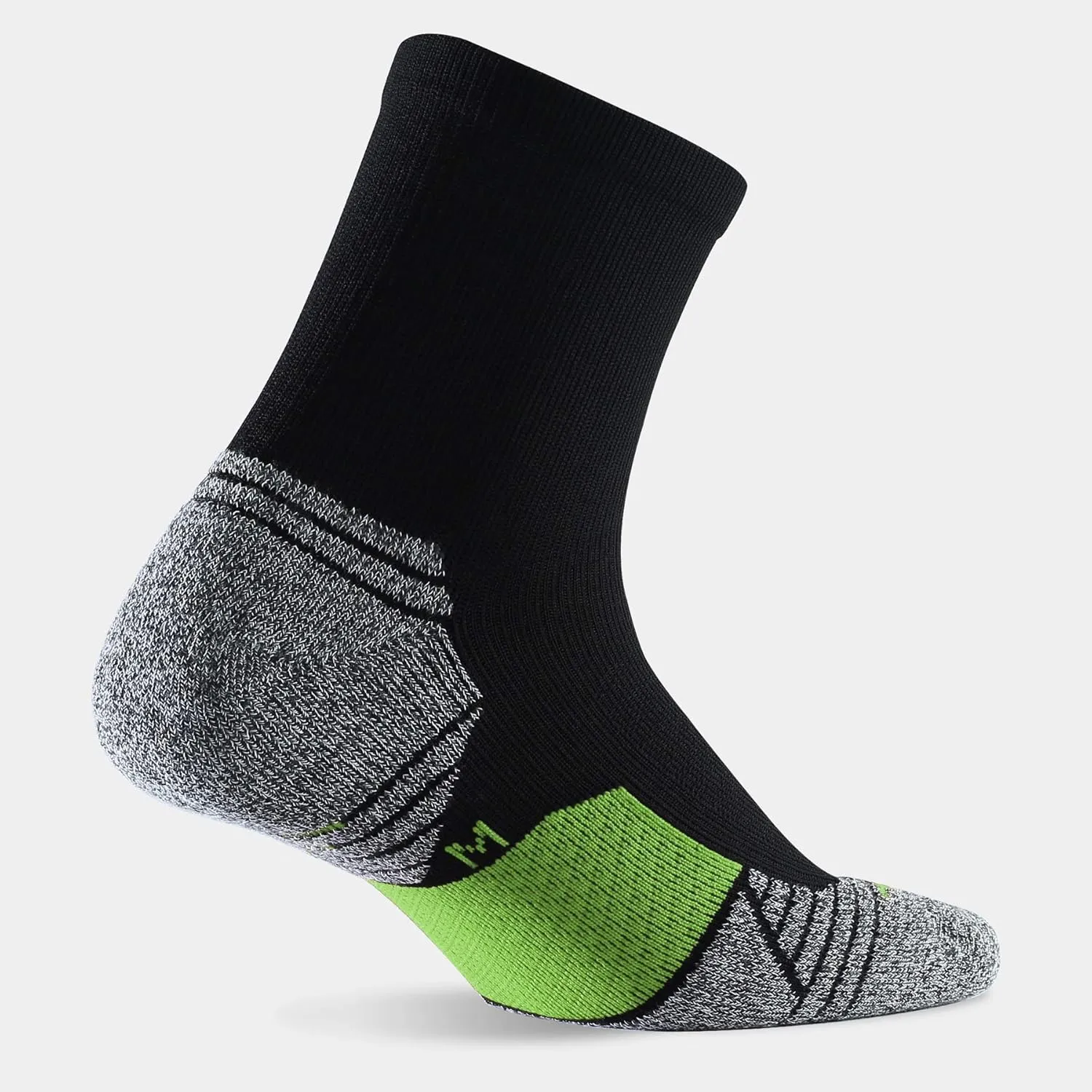 WANDER Men's Athletic Ankle Socks 6 Pairs Running Socks for Sport Low Cut Cycling Socks 6-9/10-12/12-14