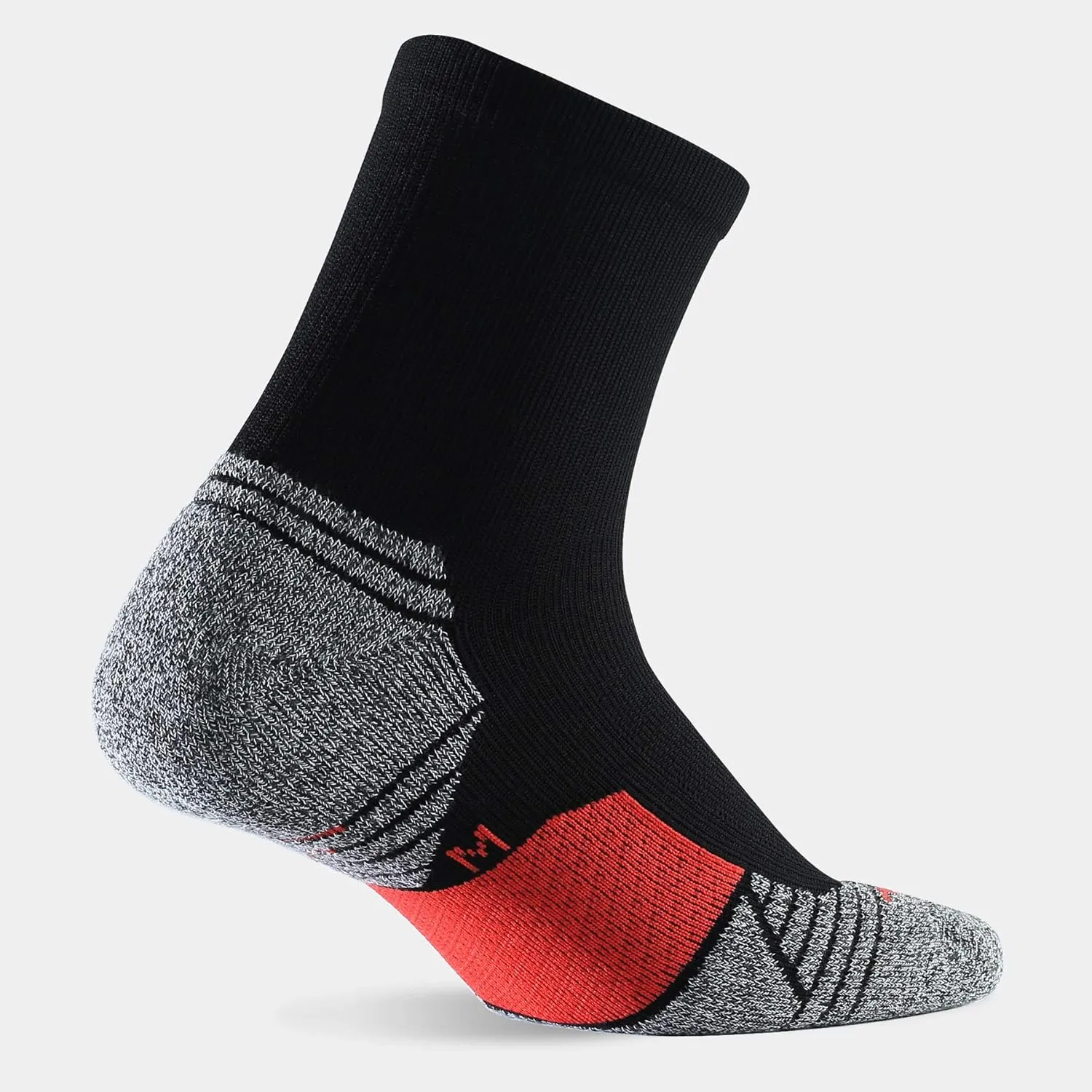 WANDER Men's Athletic Ankle Socks 6 Pairs Running Socks for Sport Low Cut Cycling Socks 6-9/10-12/12-14