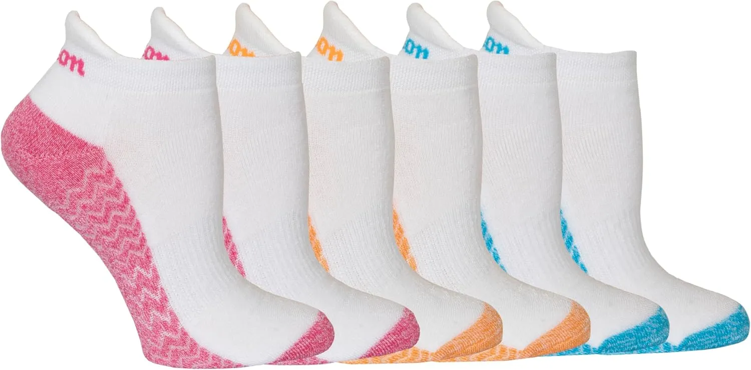 WILSON Women's 6 Pack Low Cut Golf Socks