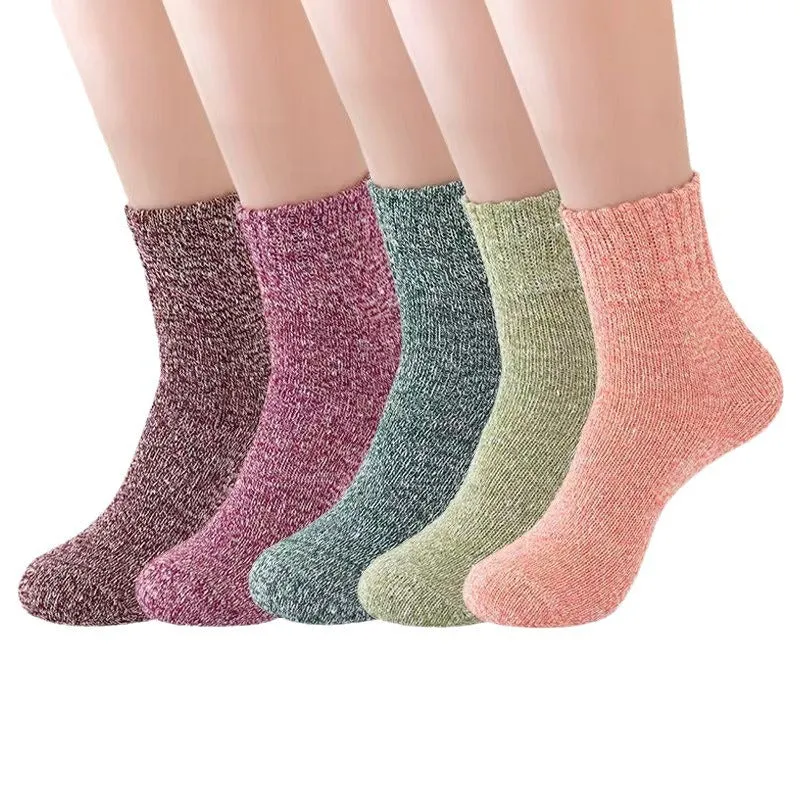 Winter Women's Wool Socks - Moisture-Wicking