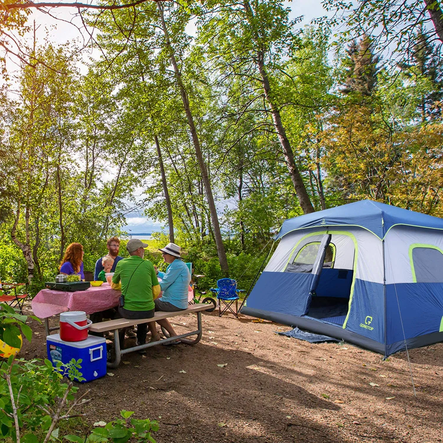 with Rainfly Instant Seamless Cabin Tent Professional-grade Person