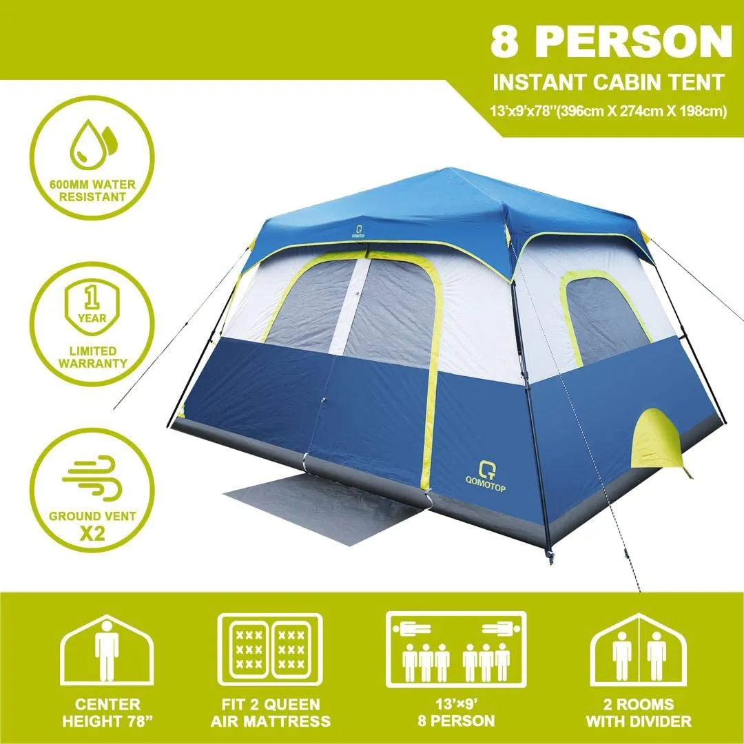 with Rainfly Instant Seamless Cabin Tent Professional-grade Person