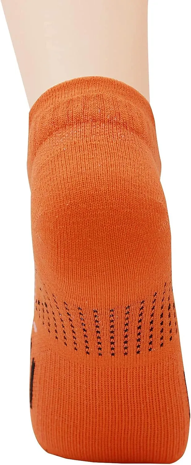 Women Anti Odor Blister Resisting Sweat Wick Low Cut Cotton Sports Running Socks