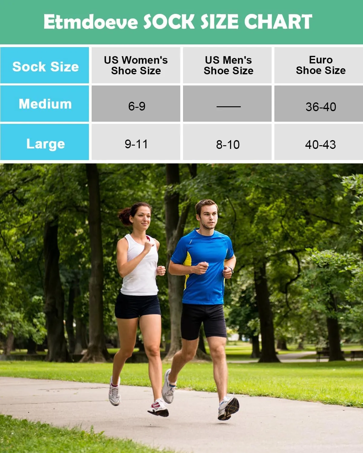 Womens Ankle Running Socks Cushioned Anti-Blister Comfort Athletic Socks (5 Pairs)