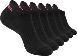 Womens Ankle Socks 6-Pairs Athletic Running Sport Socks With Cushioned Sole