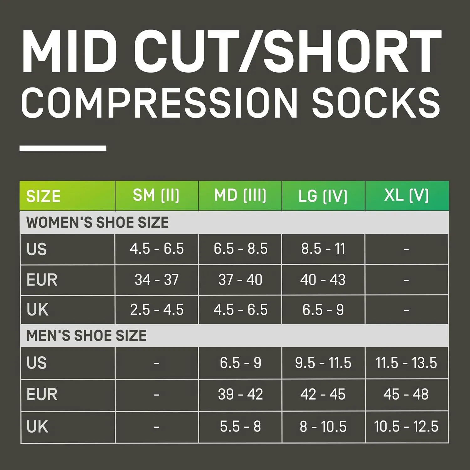 Womens Crew Cut Athletic Performance Running Sock - CEP Mid Cut Socks