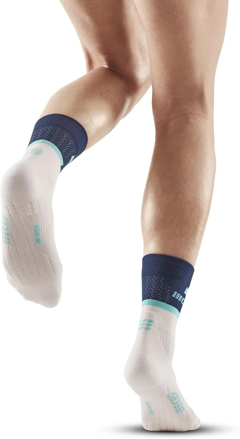 Womens Crew Cut Athletic Performance Running Sock - CEP Mid Cut Socks