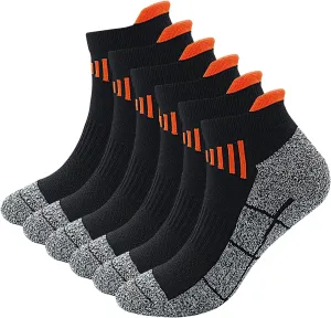 Womens Cushioned Anti Blister Stink Resistant Ankle Low Cut Athletic Running Socks