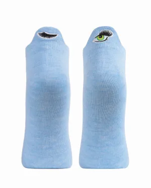 Women's Winking Eye Low Cut Tab Socks