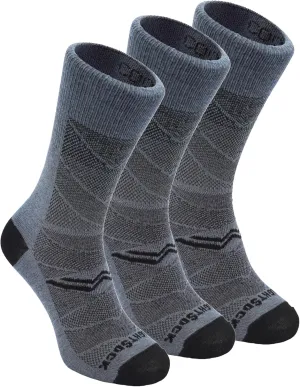 Wrightsock CoolMesh II Crew Running Socks for Men and Women – Cushioned, Eco-Friendly and Anti Blister Socks with our Patented Double Layer Design - American Made, No Blisters Guaranteed