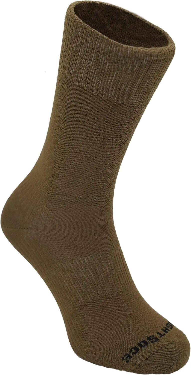 Wrightsock CoolMesh II Crew Running Socks for Men and Women – Eco-Friendly Anti Blister Socks - American Made