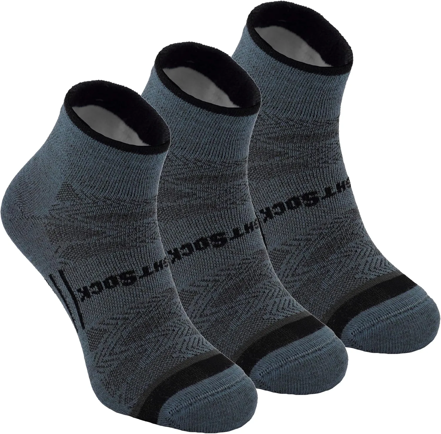 Wrightsock CoolMesh II Quarter Running Socks for Men and Women – Cushioned, Eco-Friendly and Anti Blister Socks with our Patented Double Layer Design - American Made, No Blisters Guaranteed